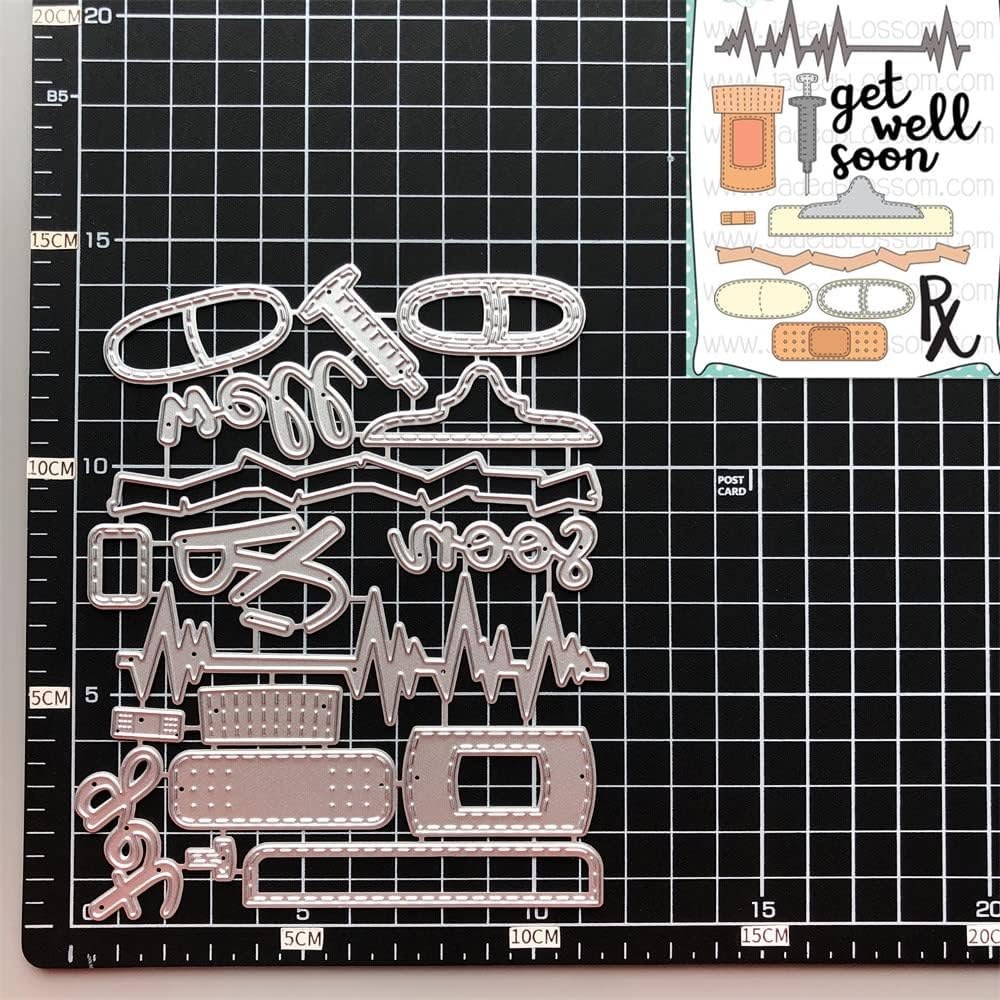 0 Tarifa de envío de más de 15 USD Suministros médicos Troqueles de corte de metal para hacer tarjetas de grabación en relieve Papel álbum de fotos