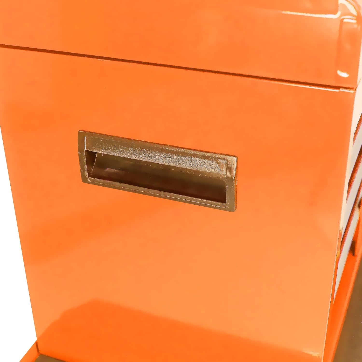 Voohek Ruedas enrollables combinadas, cajón desmontable con armario de almacenamiento para patio trasero de garaje, naranja # A