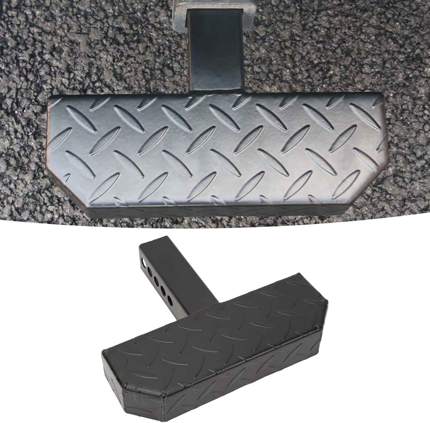 Escalón de choque automotriz de 220 libras, capacidad de carga, protección de parachoques, montaje de barra de parachoques para automóviles, SUV,