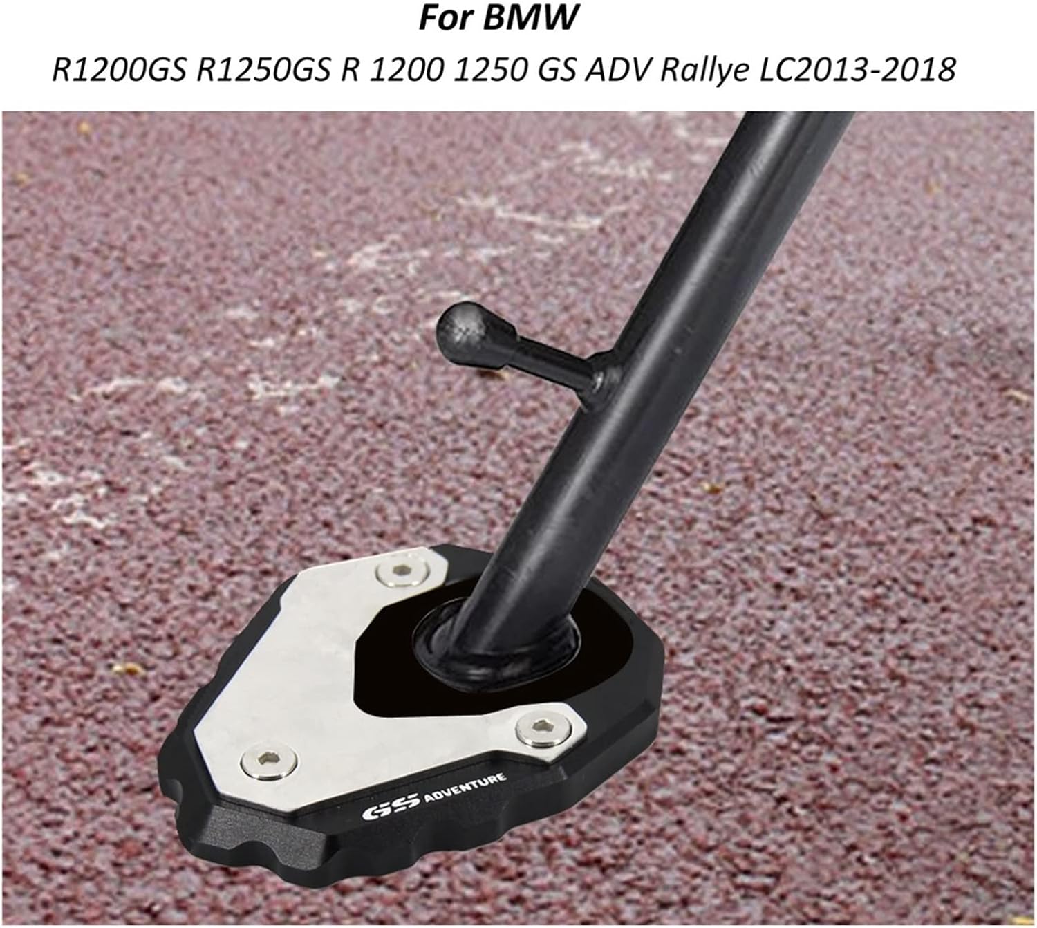 TAKENE WYJDZSW Compatible with BMW R1200GS LC ADV R 1200 GS Rallye R1250GS R 1250 GS Motorcycle CNC Kickstand Foot Side Stand Extension Pad Support
