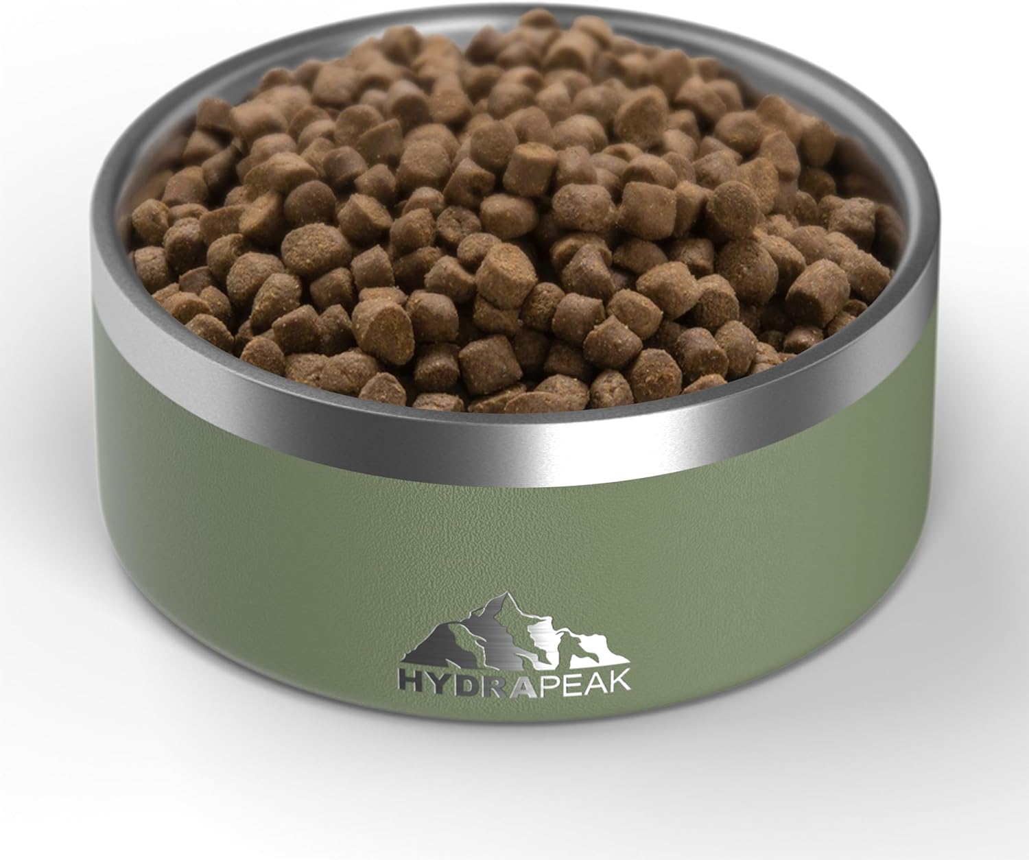 Hydrapeak Cuenco para perro, acero inoxidable antideslizante, cuenco para agua para perros, cuencos de comida para perros, plato de tamaño grande,