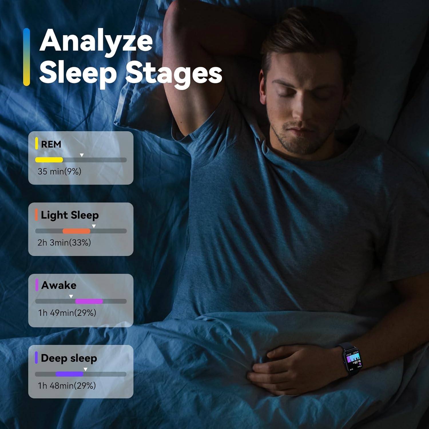 ENOMIR Reloj inteligente para mujeres y hombres con llamada Bluetooth, reloj inteligente con Alexa integrado, monitor de sueño SpO2 de frecuencia