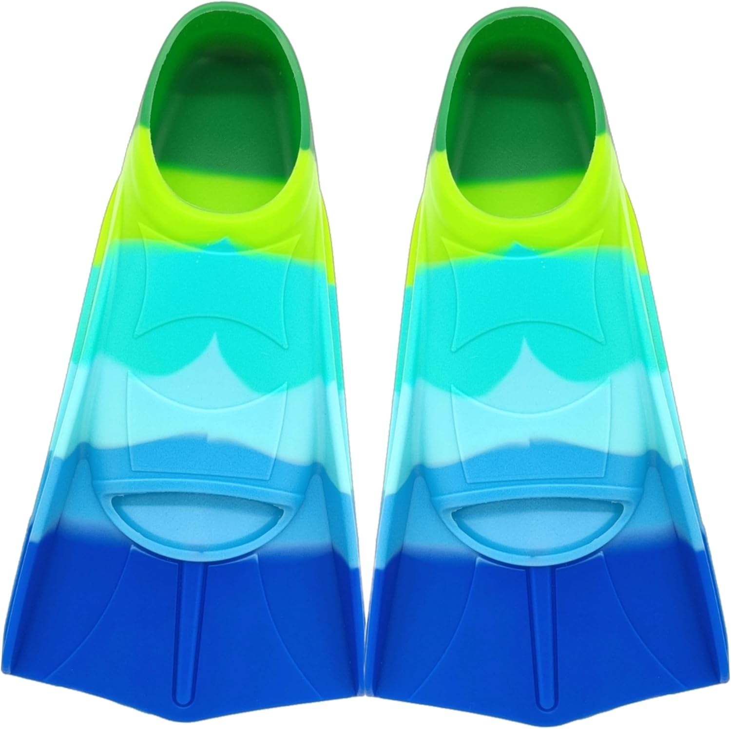 Gugmoy – Aletas de entrenamiento de natación de edición limitada, cómoda aleta de silicona para nadar y bucear, tamaño adecuado para principiantes,
