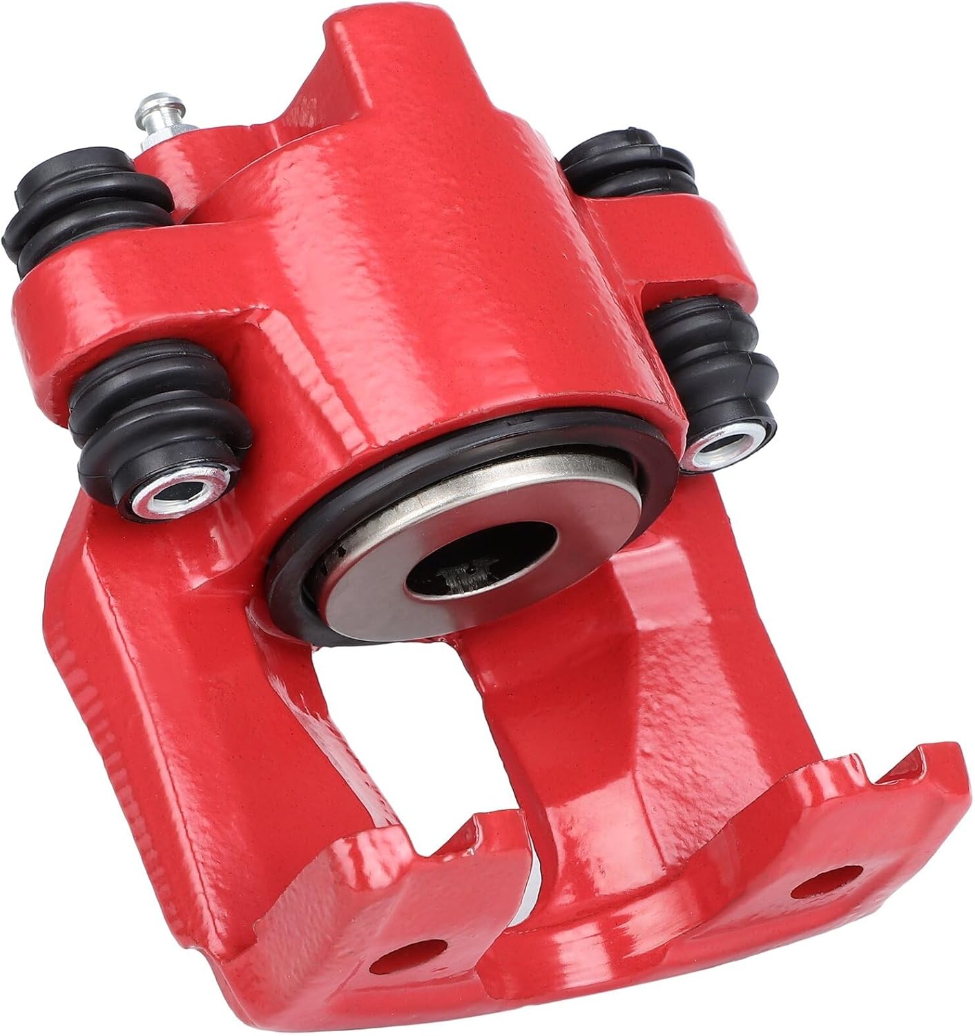 SCITOO Pinza de freno trasera izquierda sin soporte 18-4678 rojo compatible para Ford 1997-2004 para Lincoln 1998-2010