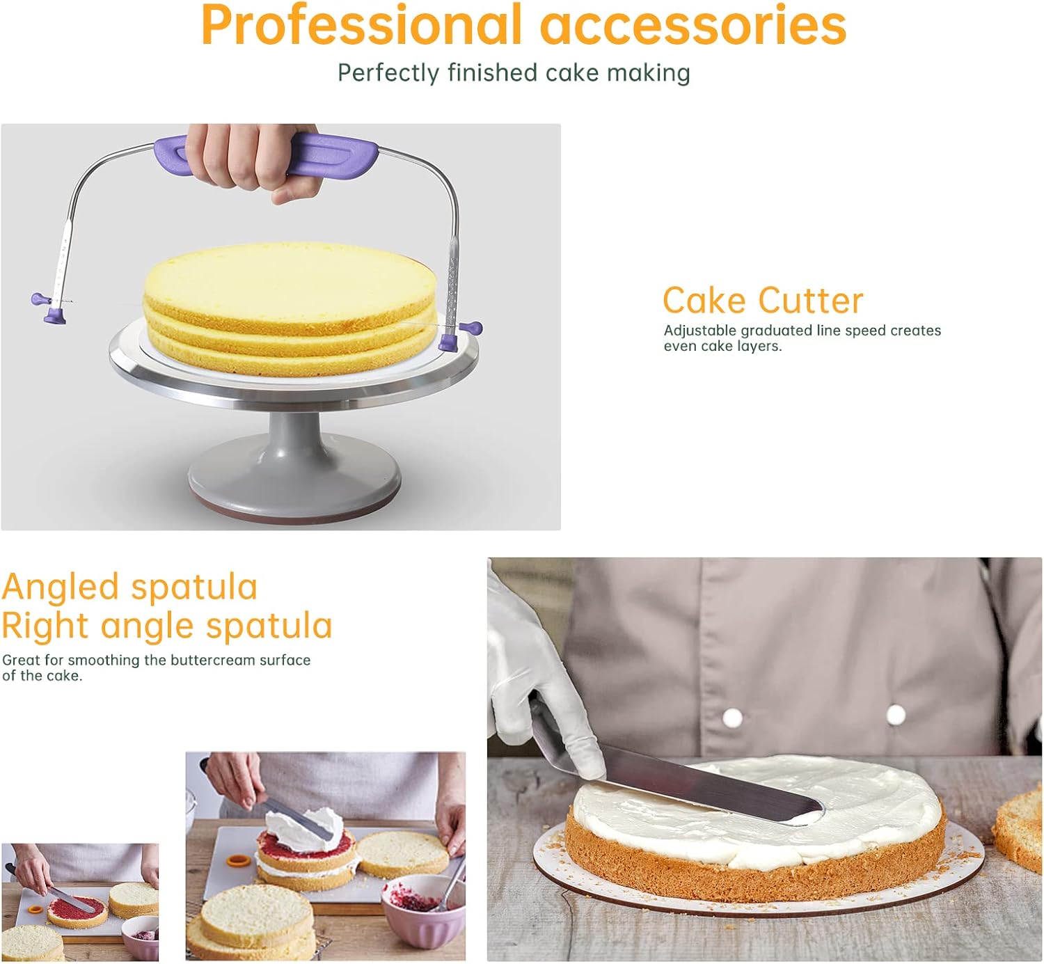 Soporte giratorio redondo de aluminio de 12 pulgadas para decoración de pasteles, tocadiscos para tartas, soporte giratorio para tartas, pasteles y