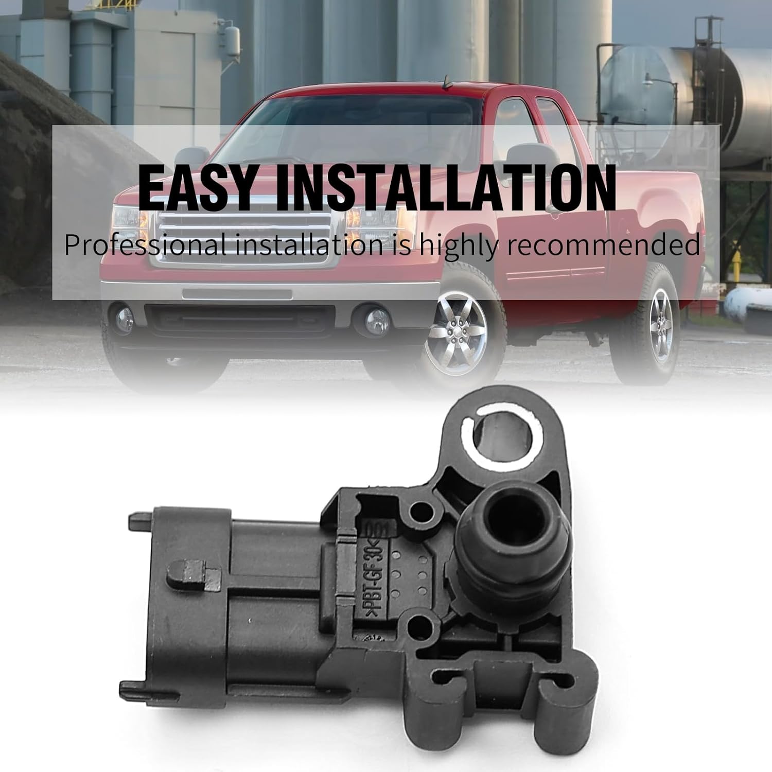 Saihisday Sensor MAP de presión absoluta del colector para Chevy Aveo 2009-2011 Buick Enclave 2008-2019 Cadillac XTS 2013-2019 Sustituye #55573248