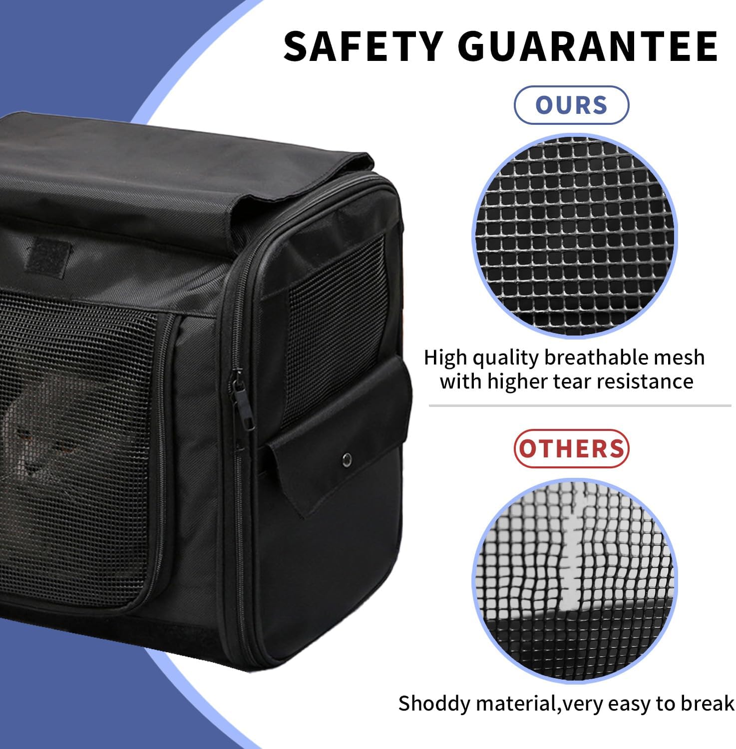 Mochila transportadora para gatos y perros, cachorros, con capacidad para hasta 18 libras, mochila para perros, mochilas para gatos para llevar