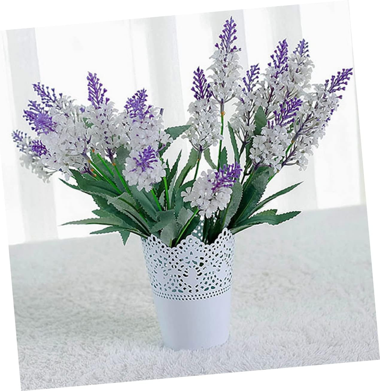 Yardwe 2 piezas de cubo de flores de estaño, decoración rústica, florero, ramo de boda artificial, jarra decorativa de granja, arreglos florales,