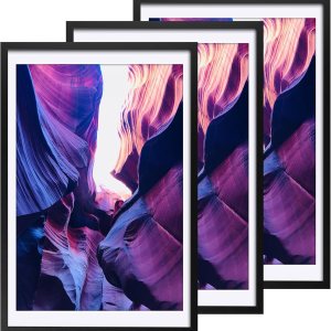 TWING Marcos para póster de 24 x 36 pulgadas, juego de 3, para exhibir imágenes de 20 x 30 pulgadas con paspartú o de 24 x 36 pulgadas sin paspartú, TWING Marcos para póster de 24 x 36 pulgadas, juego de 3, para exhibir imágenes de 20 x 30 pulgadas con paspartú o de 24 x 36 pulgadas sin paspartú,