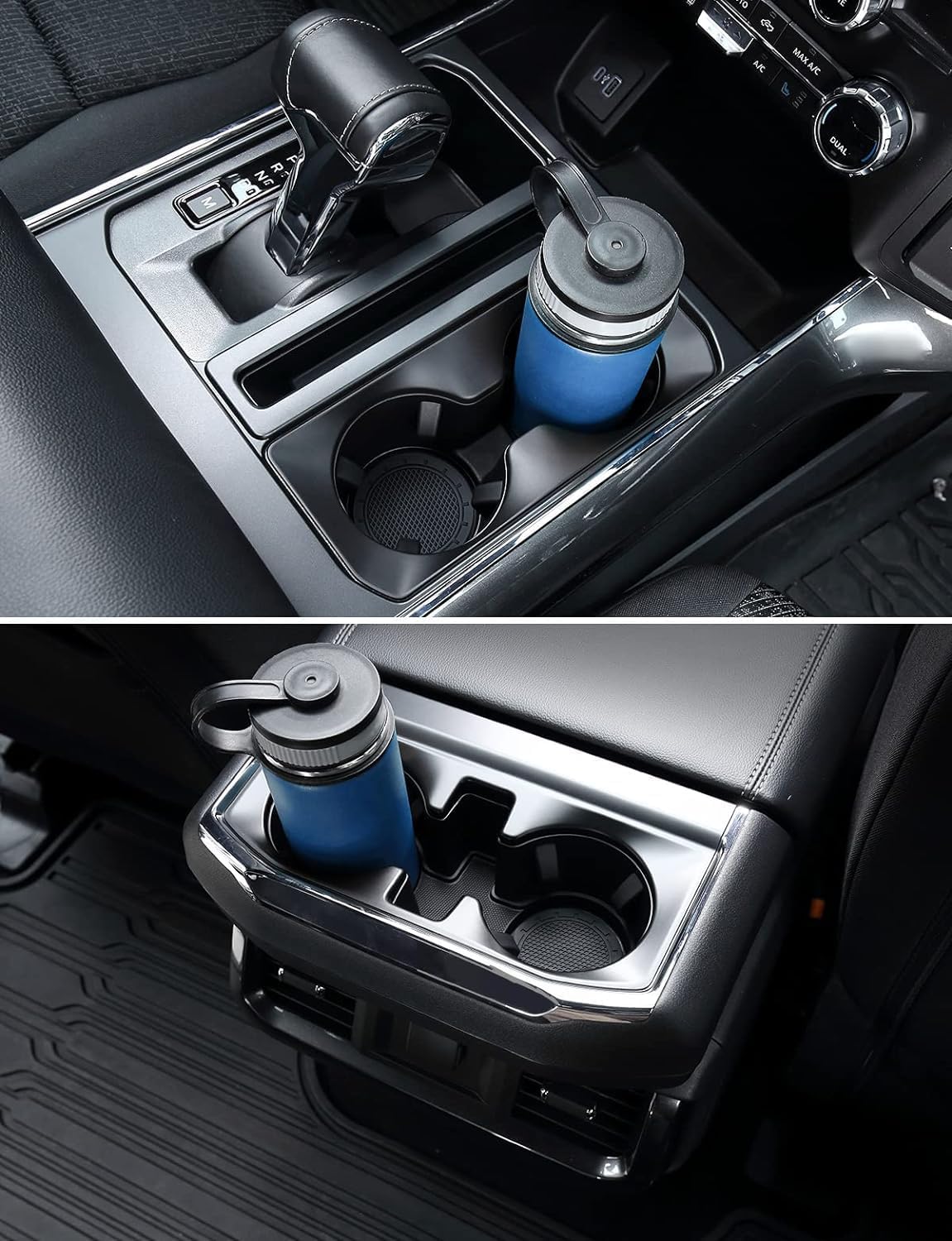 JOYTUTUS Portavasos para automóvil, paquete de 2 posavasos universales antideslizantes a prueba de golpes, portavasos de PVC de 2.75 pulgadas,