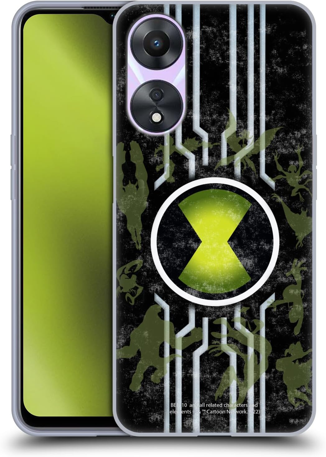Head Case Designs Officially Licensed Ben 10 Alien Force Omnitrix Graphics Soft Gel Case Compatible with Oppo A78 4G