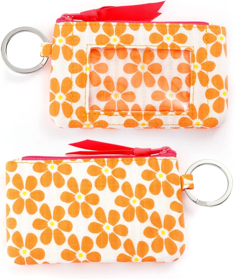 Combo de estuche de identificación con cremallera y cordón para mujer (varios equipos disponibles), llavero con tarjeta, cartera de identificación