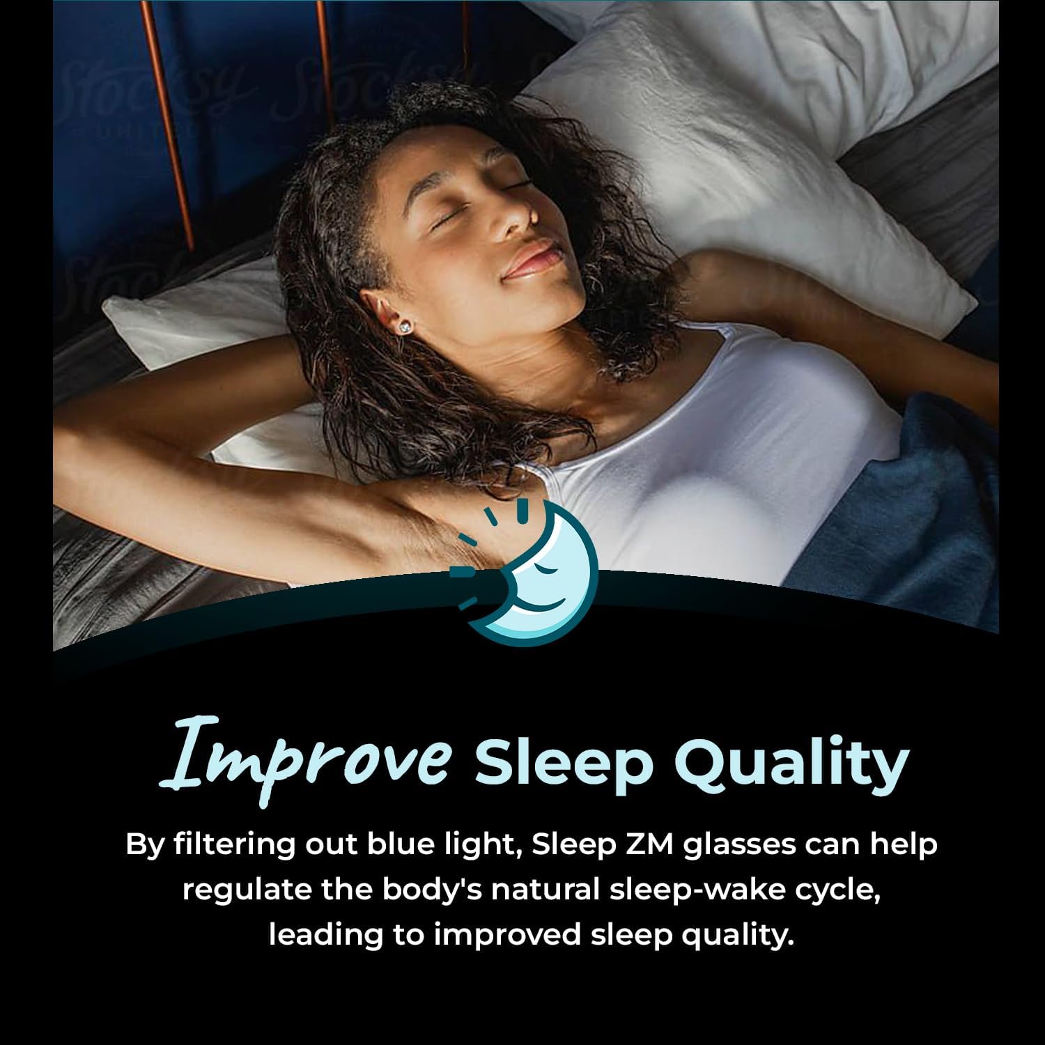 Clip On Blue Light Glasses for Computer, TV, Gaming Improve Sleep by Naturally Producing Melatonin for Women + Men