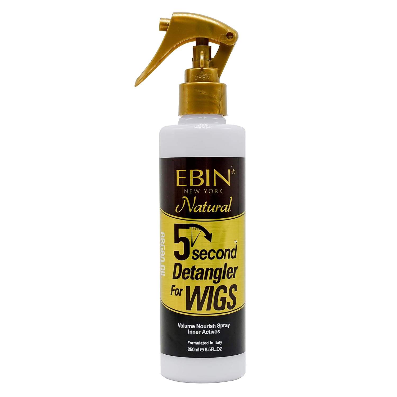 EBIN NEW YORK 5 Second Detangler – Aceite de argán marroquí infundido  Humedad instantánea y acondicionador ligero  Suaviza, suaviza y añade brillo