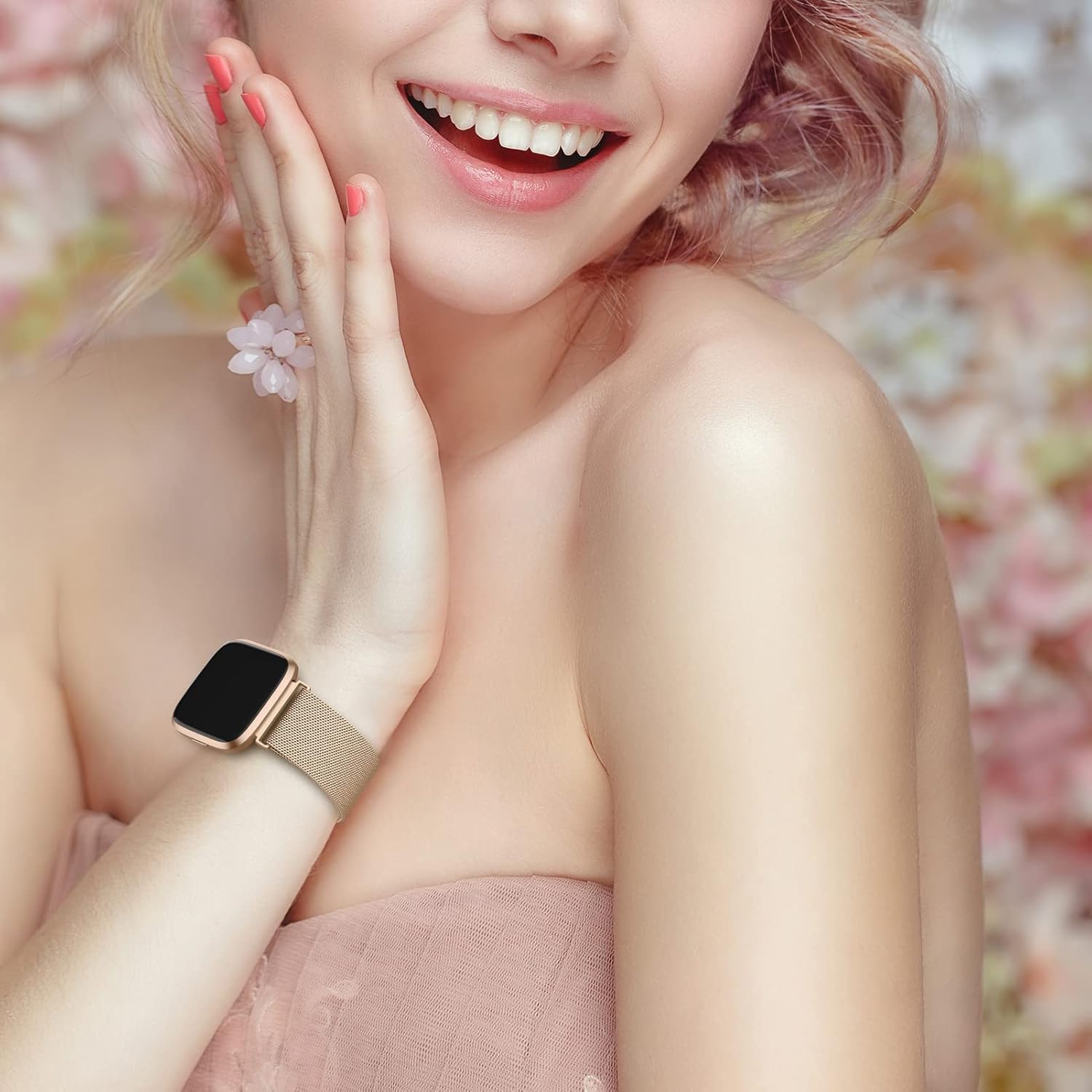 Correa de repuesto para Fitbit Versa 2 correas para mujeres y hombres, correa de repuesto magnética ajustable para Fitbit Versa 2  Fitbit VersaVersa
