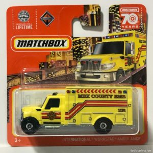 Matchbox 2023 – Ambulancia internacional Workstar 38100 Matchbox 2023 – Ambulancia internacional Workstar 38100