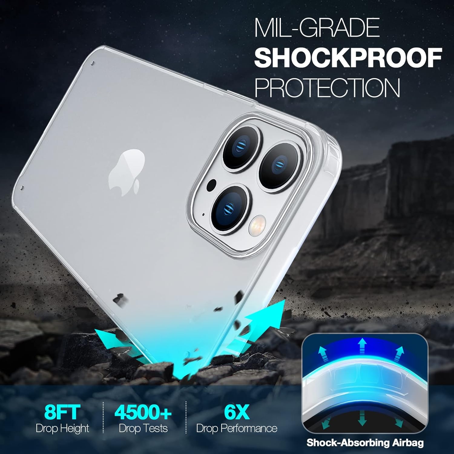 ORIbox – Funda compatible con el iPhone 12 Mini, translúcida, mate, inastillable, resistente a los arañazos