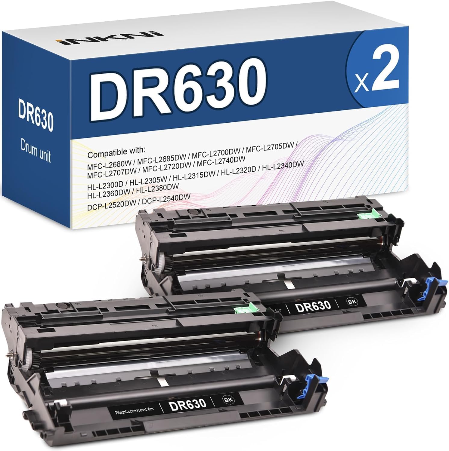 Reemplazo de la unidad de tambor DR630 DR-630 (no tóner) para Brother DR 630 Drum TN660 TN630 para HL-L2300D HL-L2320D HL-L2305W MFC-L2700DW