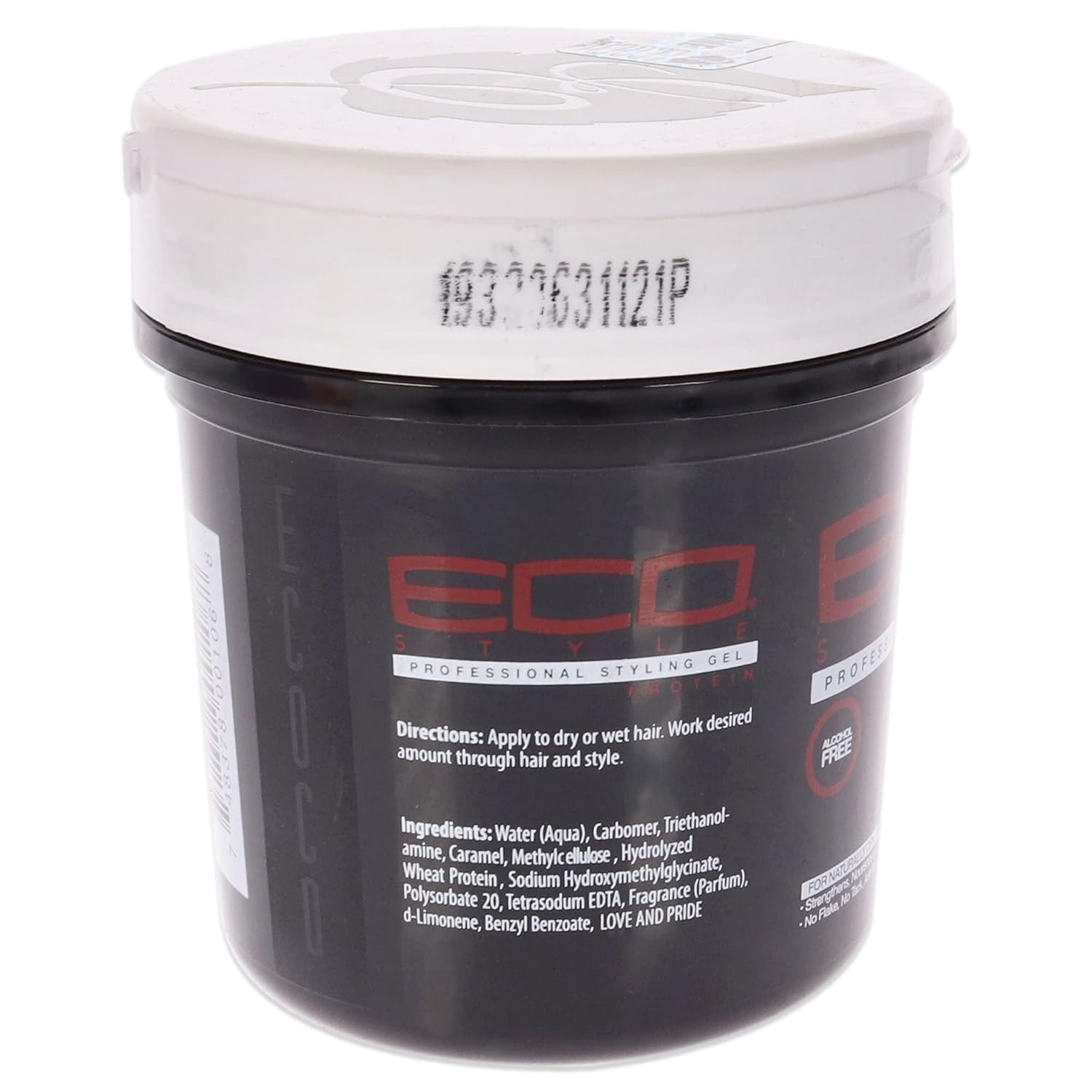 Ecoco Eco Style Gel – Proteína – Sujeción firme – Nutre y fortalece el cabello – Ideal para juegos de rodillos y envolturas – Ayuda a fortalecer y