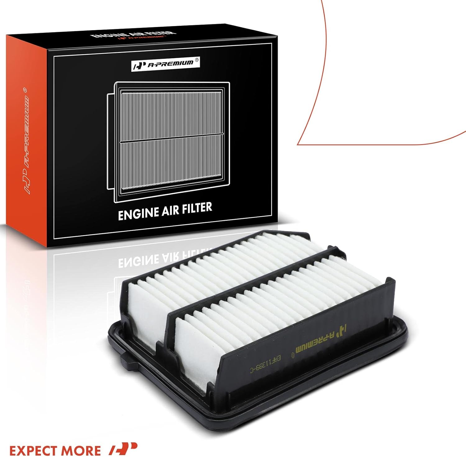 A-Premium Filtro de aire de motor compatible con modelos Honda, Accord 2014-2015 2017-2023 (solo híbrido), CR-V 2020-2022 (solo híbrido) – L4 2.0L,
