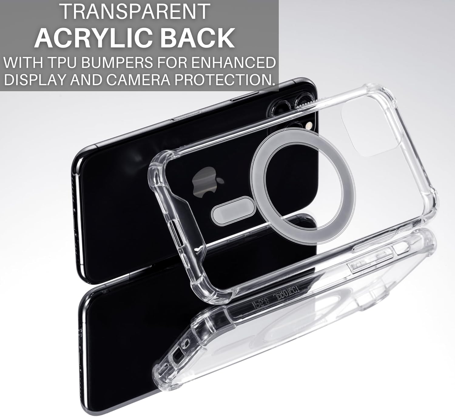 JProtect Funda magnética para iPhone 11 Pro Max para MagSafe, a prueba de golpes, para iPhone 11 Pro Max, funda para MagSafe
