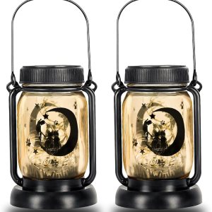 Styleonme Faroles solares decorativos para exteriores (colocación de suspensión a tierra 3 en 1), regalos para mamá, abuela, mujeres y todos, Styleonme Faroles solares decorativos para exteriores (colocación de suspensión a tierra 3 en 1), regalos para mamá, abuela, mujeres y todos,