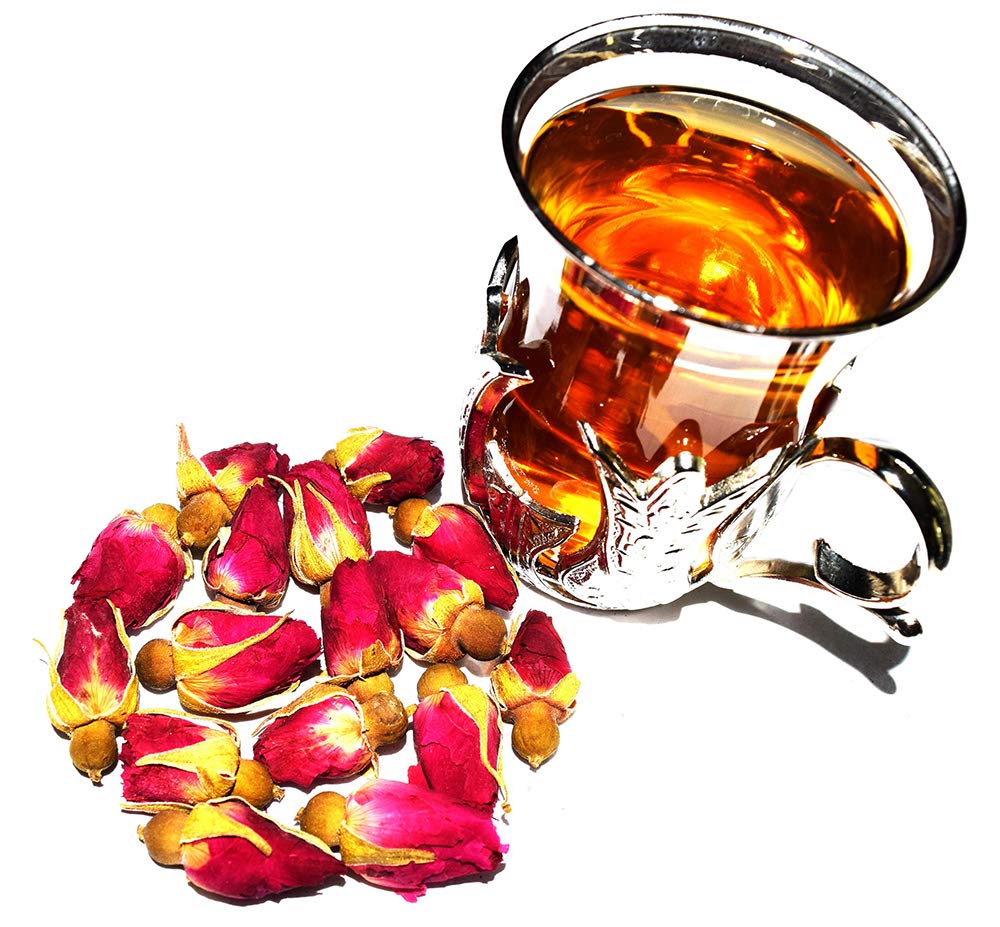Té de rosa roja, té de rosa, té chino de hierbas, descafeinado, té en hojas sueltas, 1oz