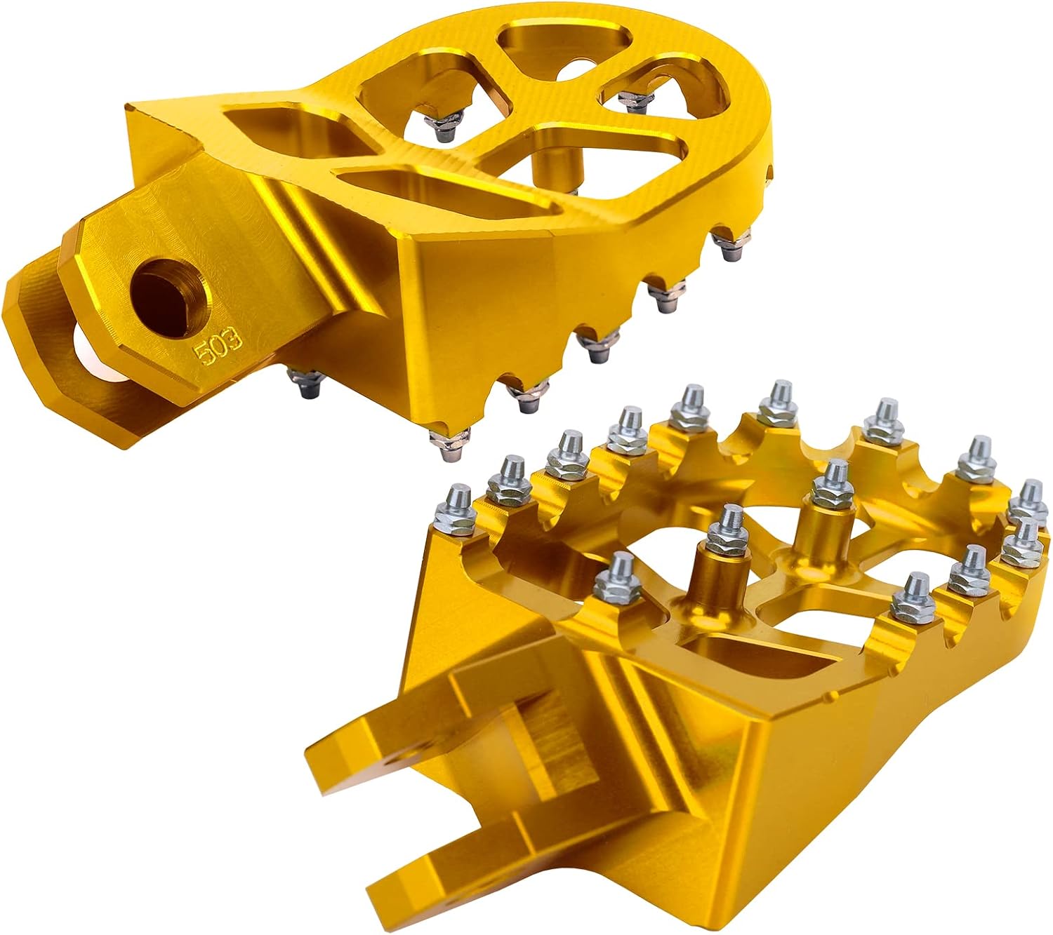 LKV Estriberas de motocicleta para motocross, pedal compatible con SUZUKI DRZ400 DRZ400E DRZ400S DRZ400SM RM125 RM250 RM250Z RMX250