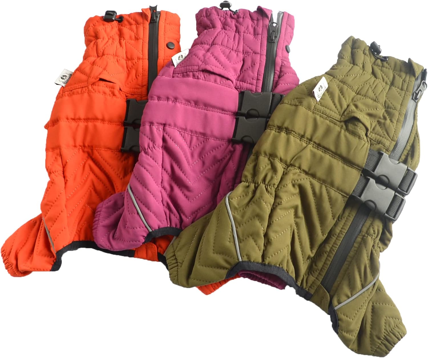 Abrigo cálido para perro, chaleco de doble capa para perro, 4 patas cubiertas, resistente al viento, impermeable, reflectante, chaleco cálido para