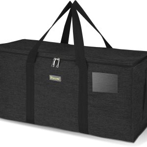 Bolsa de almacenamiento BALEINE extra grande con cremalleras y agarraderas, transportable, hecha de tela oxford para lavandería, ahorro de espacio, Bolsa de almacenamiento BALEINE extra grande con cremalleras y agarraderas, transportable, hecha de tela oxford para lavandería, ahorro de espacio,