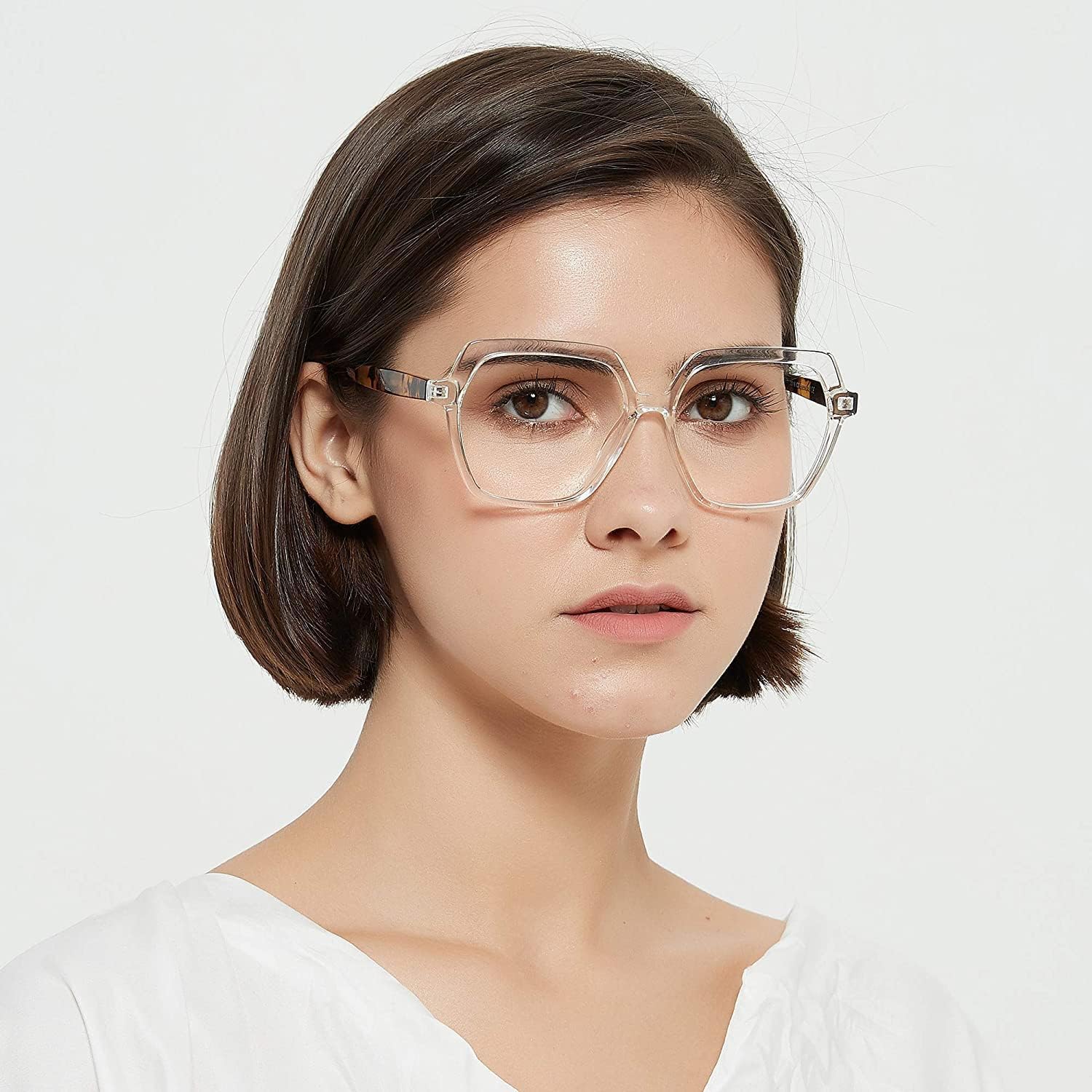CHAUOO Gafas de luz azul de gran tamaño para mujeres y hombres, antifatiga ocular, gafas de computadora para leerjugar