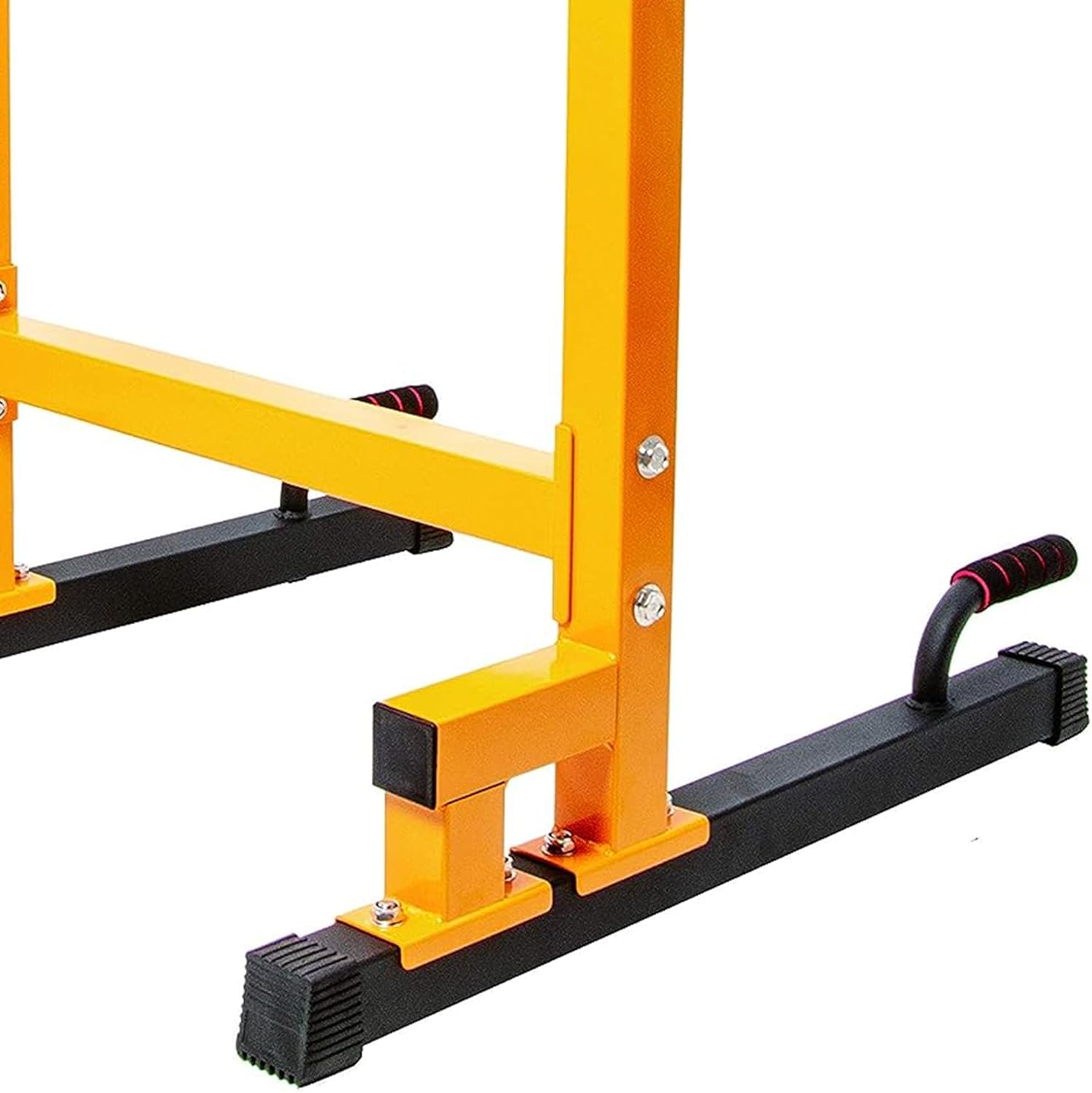BalanceFrom Marco de acero multifuncional para gimnasio en casa, estación de soporte de fitness con altura ajustable, capacidad de 500 libras,