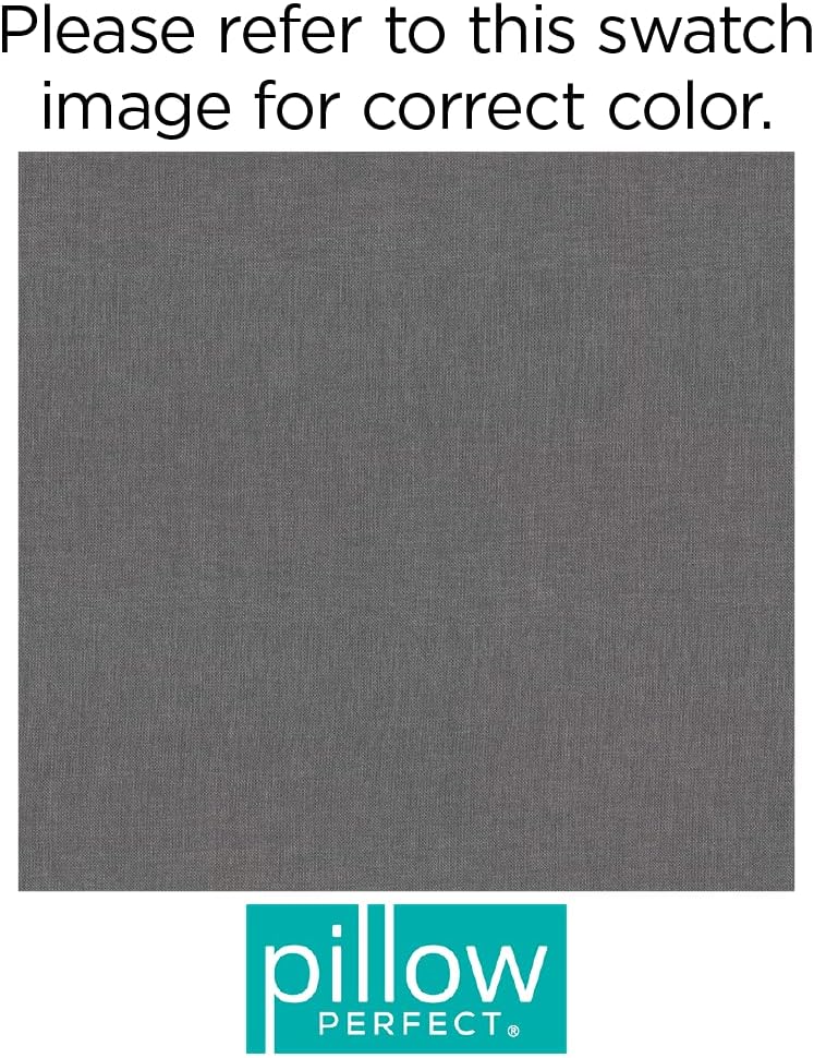 Pillow Perfect – Cojín para columpio o banca, para interiores o exteriores, color grafito