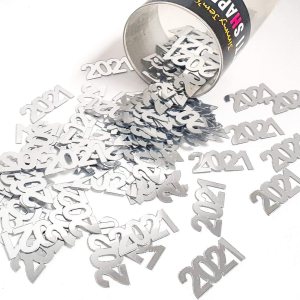 Confetti Year 2021 Silver – Paquete al por menor #7236 QS0 Confetti Year 2021 Silver – Paquete al por menor #7236 QS0