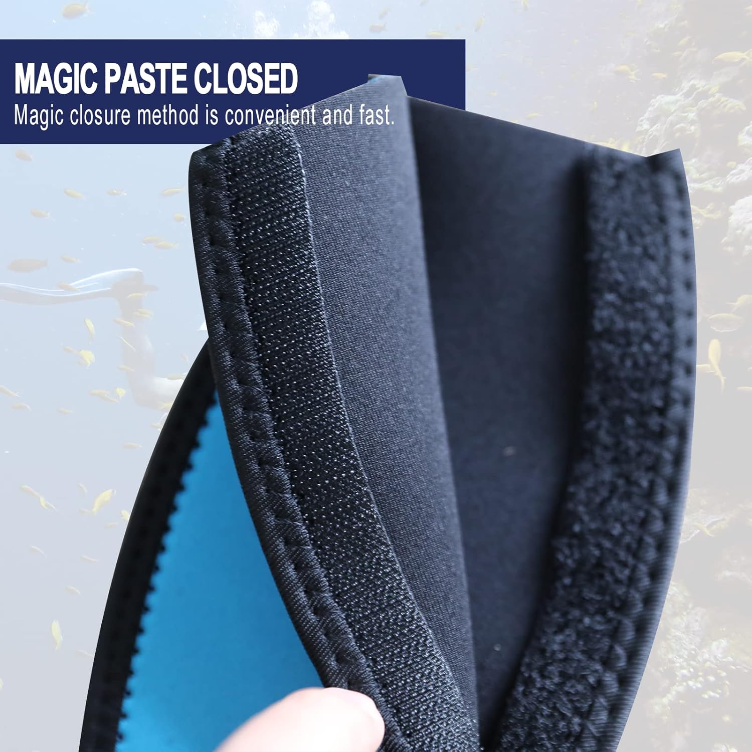 WEIENSC Correas de neopreno para máscara de buceo, cubierta de correa de máscara impermeable para natación (paquete de 4, unisex), cierre mágico de