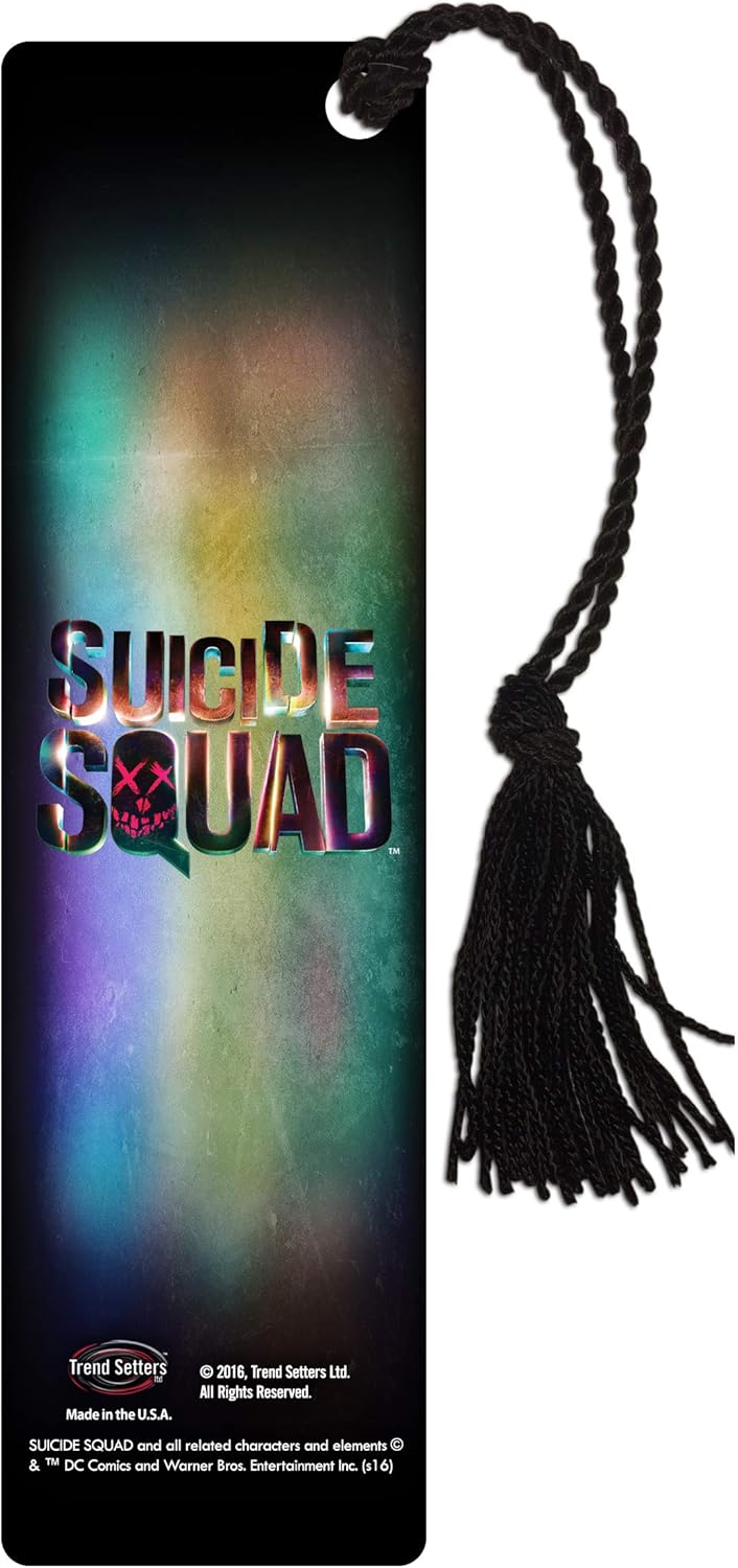 DC Comics  Suicide Squad  Harley Quinn  Daddy’s Little Monster  Marcapáginas brillante con borla para regalo y colección