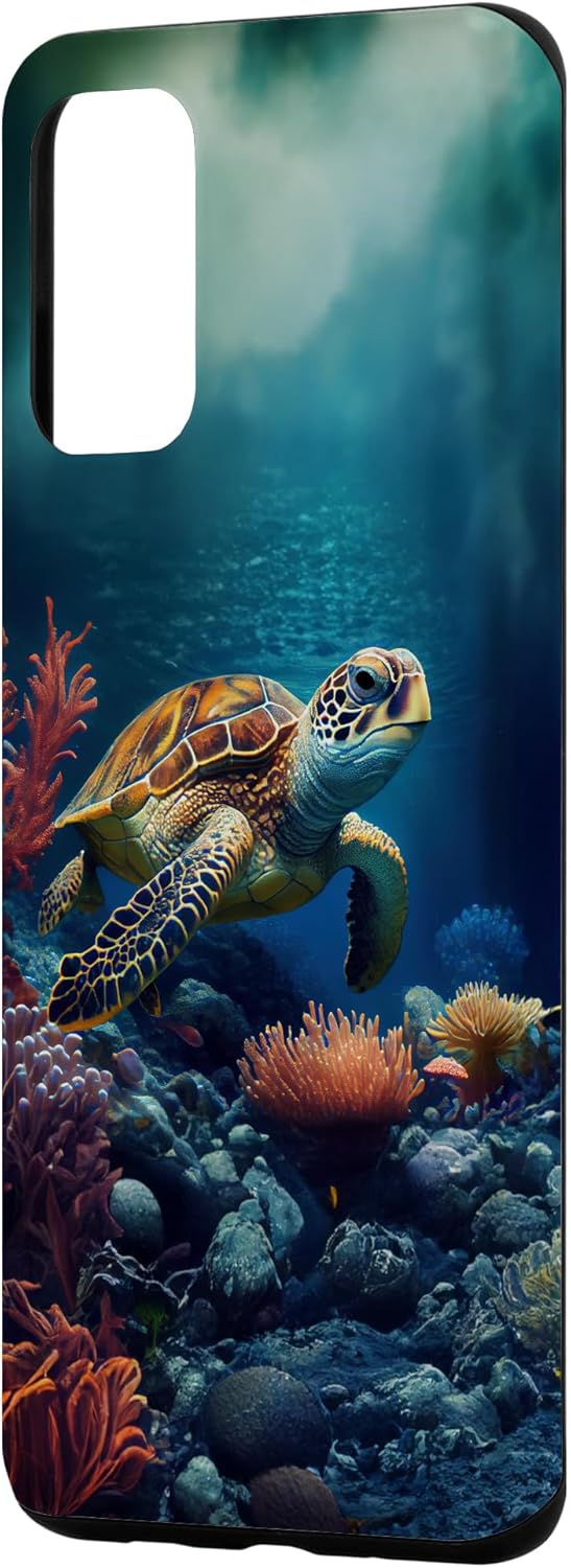Funda para Galaxy S20+ Sea Swimming Turtle Blue Underwater Ocean Animal Tropical