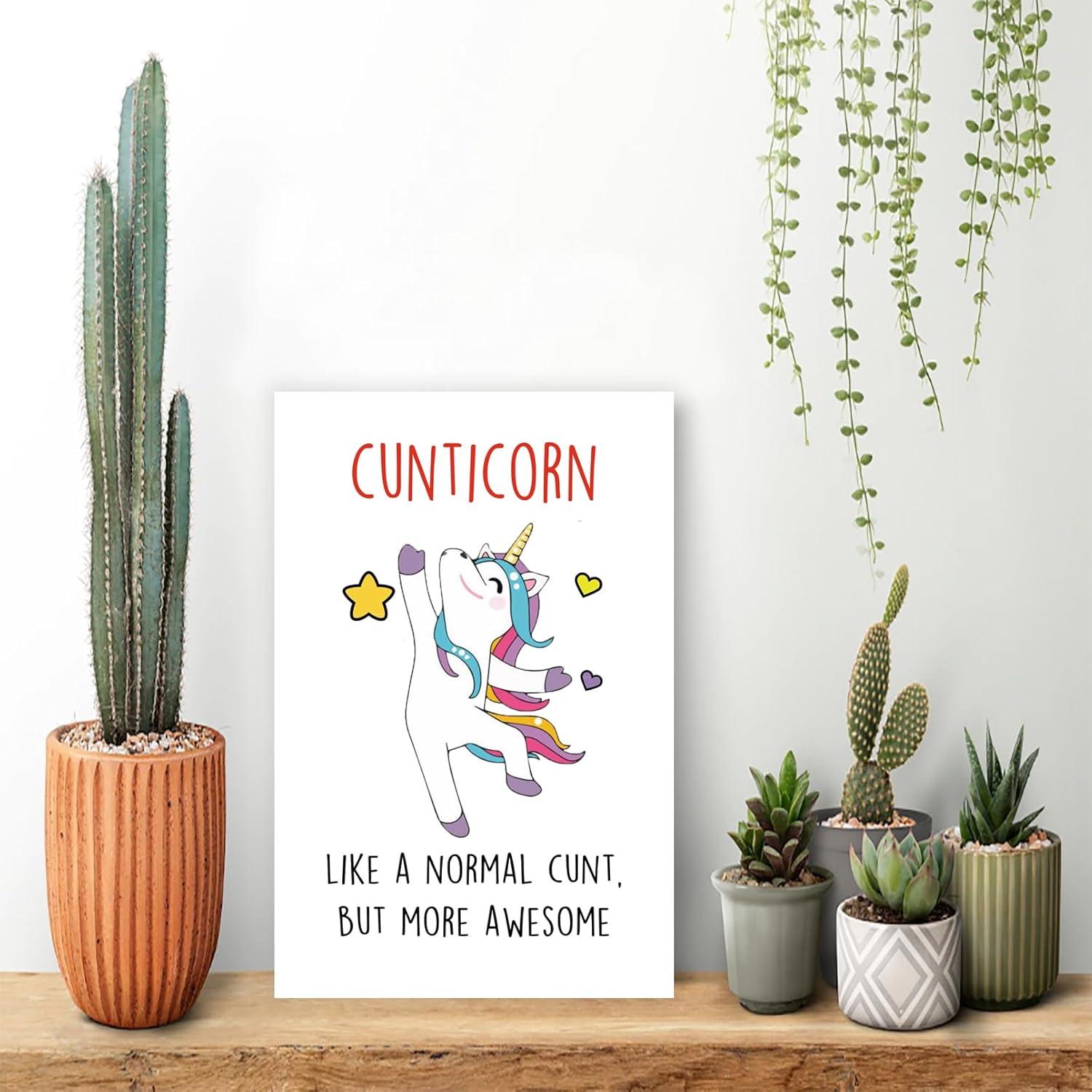 Tarjeta de feliz cumpleaños para mujeres y mujeres, divertido regalo de Cunticorn para prima, gran tarjeta de cumpleaños para mamá abuela, idea