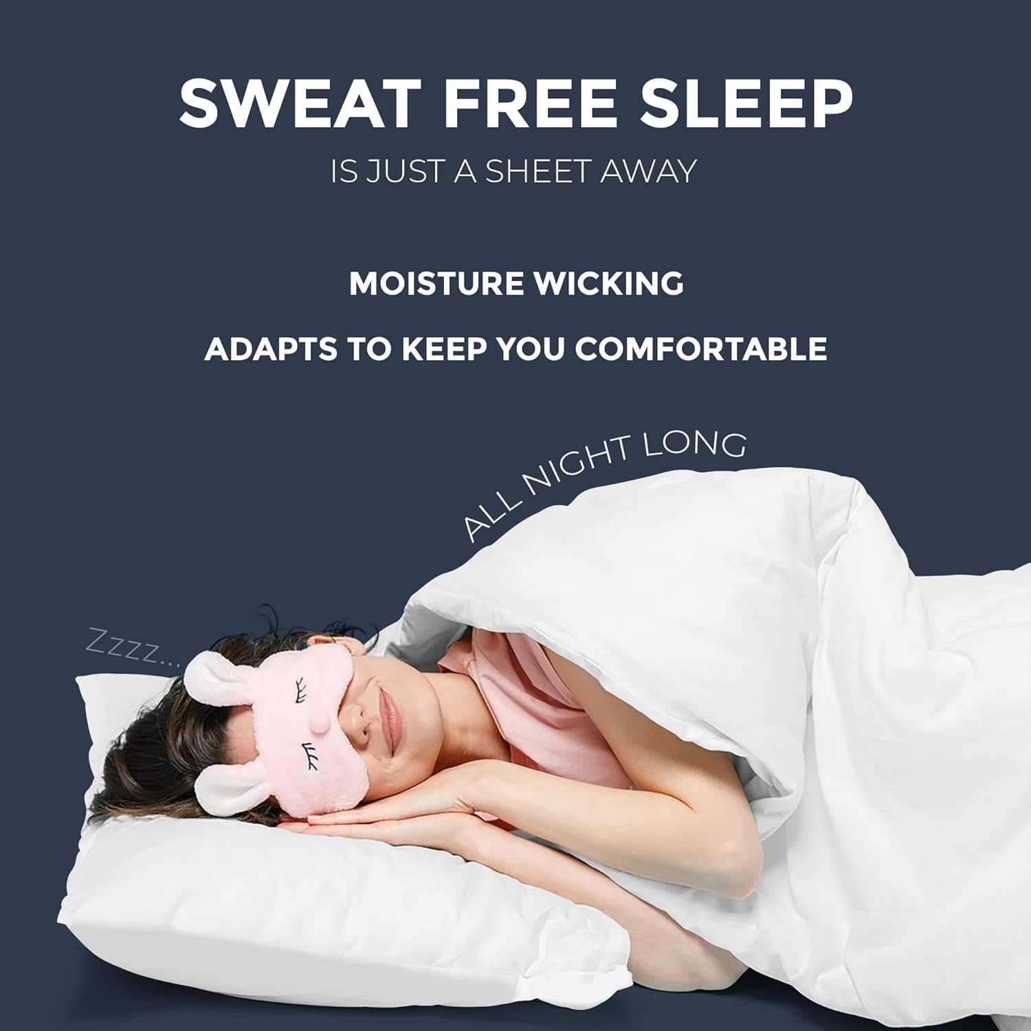 Sweave Juego de sábanas de tamaño matrimonial, viscosa orgánica genuina derivada del bambú, refrescante, absorbe la humedad, más suave y suave que