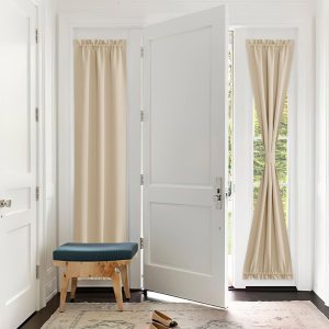 PONY DANCE Persianas para puertas  Paneles opacos para tratamiento de ventanas, cortinas sólidas de alta resistencia con bolsillo para barra, PONY DANCE Persianas para puertas  Paneles opacos para tratamiento de ventanas, cortinas sólidas de alta resistencia con bolsillo para barra,