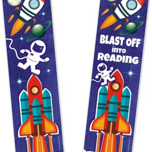 Marcadores de la nave del cohete del astronauta para los niños (paquete a granel de 20 marcapáginos) Explosión en la lectura – Tema de la galaxia Marcadores de la nave del cohete del astronauta para los niños (paquete a granel de 20 marcapáginos) Explosión en la lectura – Tema de la galaxia