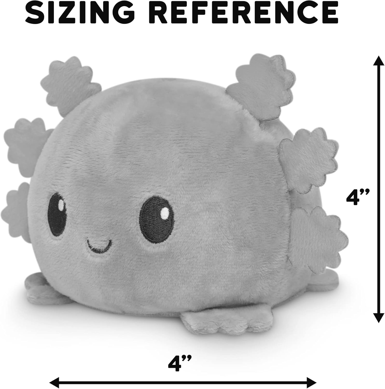 TeeTurtle – El peluche original reversible de ajolote – Monstruo – Bonitos animales de peluche sensoriales que muestran tu estado de ánimo –