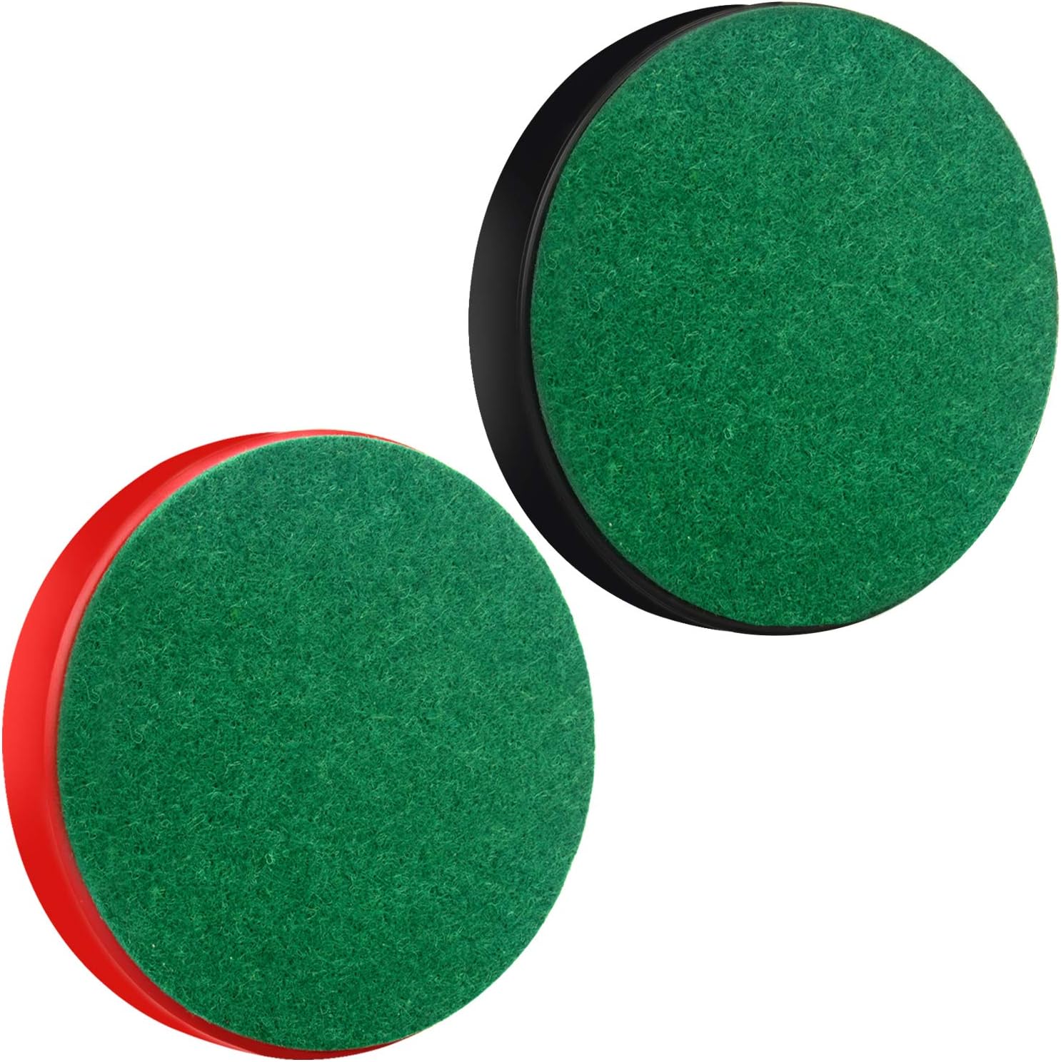 Empujadores de hockey de aire y discos de hockey de aire rojo, asas de portería, accesorios de repuesto para mesas de juego (4 Striker, paquete de 4