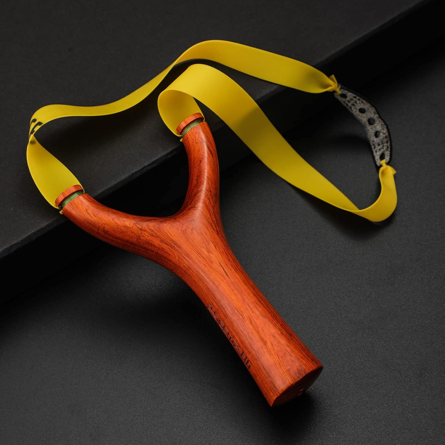 Slingshot Bolsa de munición Super Fibra 14″ 516″ 38″ 12″ de acero inoxidable Bolsa de bola planatubo Banda de repuesto antideslizante Larga vida