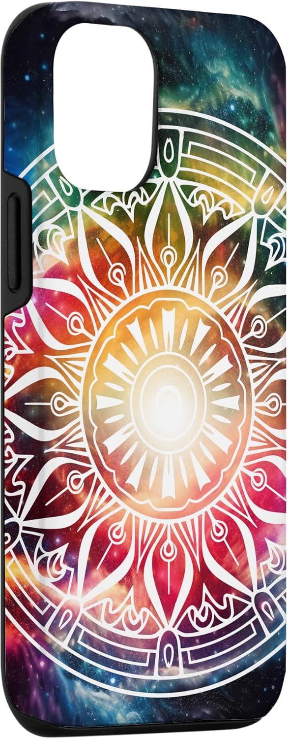 Funda para iPhone 1212 Pro Spiritual Mandala Hippie Boho Flower Meditación para Mujeres