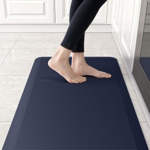 DEXI Tapete de cocina acolchado antifatiga, 34 pulgadas de grosor, resistente al agua, tapete antideslizante y cómodo para cocina, escritorio, DEXI Tapete de cocina acolchado antifatiga, 34 pulgadas de grosor, resistente al agua, tapete antideslizante y cómodo para cocina, escritorio,