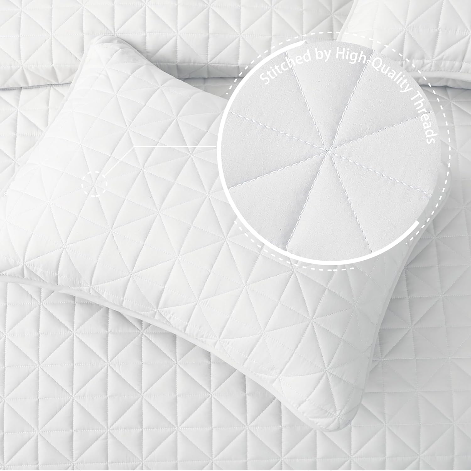 Exclusivo Mezcla – Juego de 3 piezas de colcha con fundas de almohada, como colcha o cubierta de cama (tejido de red), suave, ligera, reversible e