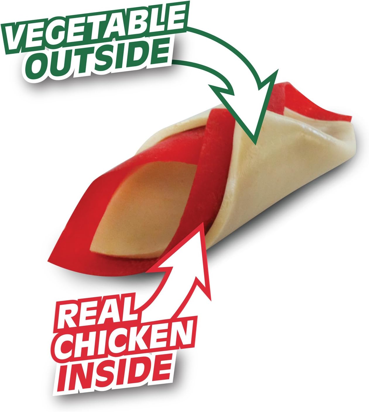 DreamBone DBC-02398 DreamChips con pollo real, 24 unidades, masticables sin piel cruda para perros y RattleBall Pequeños masticables 14 unidades,