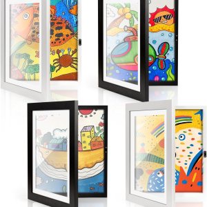 YLOLUL Juego de 4 marcos de arte para niños de 8.5 x 11 pulgadas, portarretratos para niños, con apertura frontal, marcos de dibujo para niños, YLOLUL Juego de 4 marcos de arte para niños de 8.5 x 11 pulgadas, portarretratos para niños, con apertura frontal, marcos de dibujo para niños,