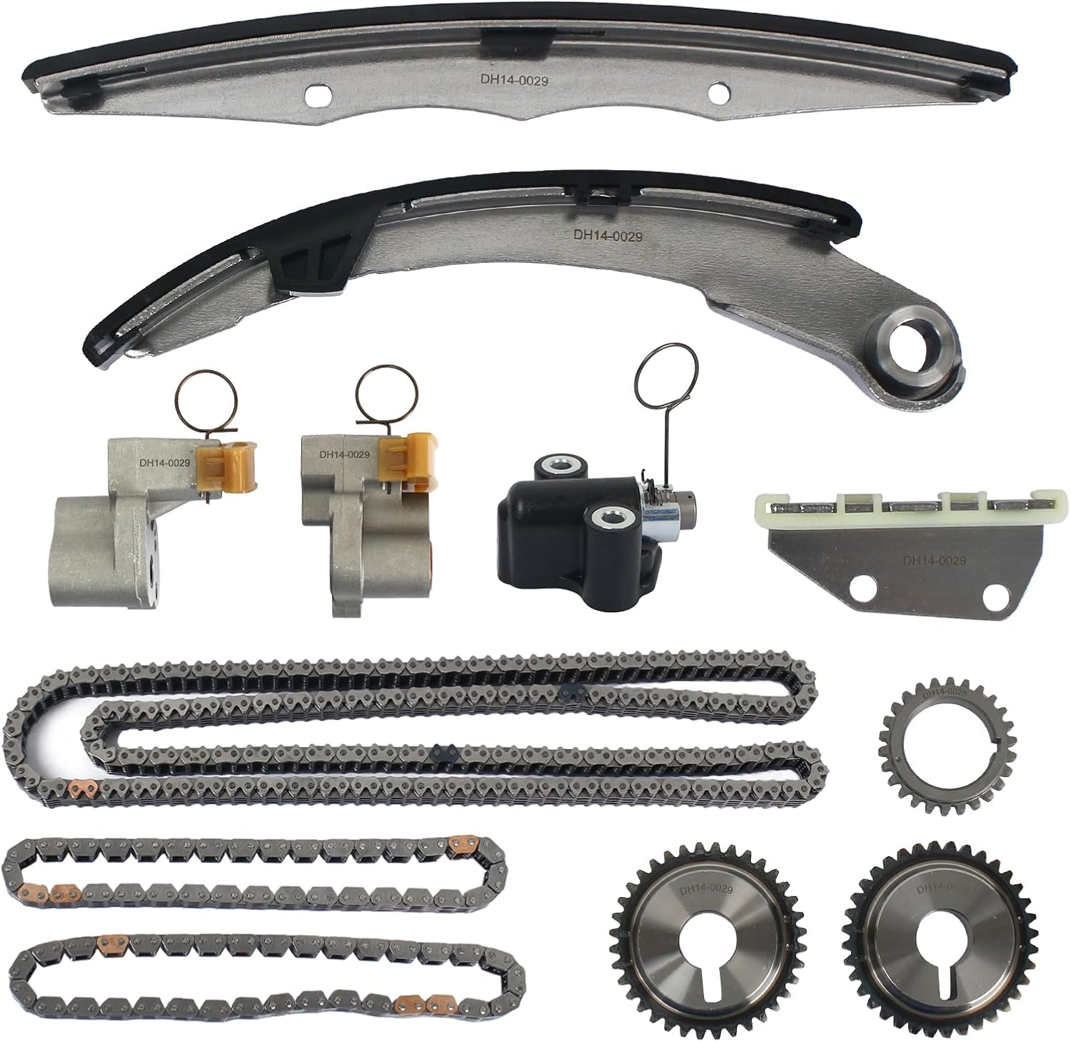 Autoround Kit de cadena de distribución del motor para Nissan Frontier 2005-2015Pathfinder 2005-2012Xterra 05-15NV1500NV2500NV3500, Suzuki Equator,